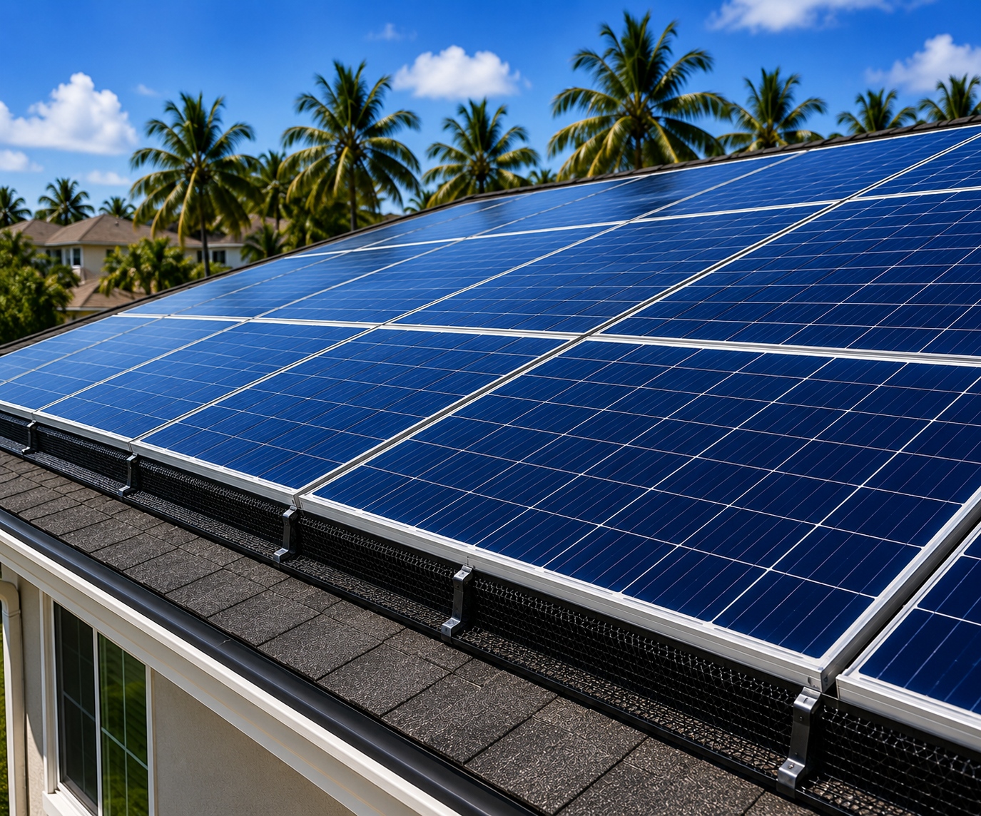 Solar panel cleaning